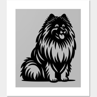 Keeshond Dog Posters and Art